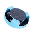 thumbnail image 4 of Jouet interactif pour chat avec souris et griffoir, bleu, sans boîte, 4 of 4