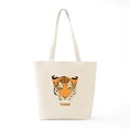 thumbnail image 6 of CafePress - Tiger Tote Bag - Unisex Canvas Tote Bag, Beige, 1-Piece, 6 of 7