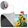 thumbnail image 4 of Sunflowers Waterproof Mail Cover Magnetic Mailbox Wraps Post Letter Box Cover for Garden Home Decor 21x18 in, 4 of 6