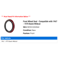 thumbnail image 2 of Front Wheel Seal - Compatible with 1967 - 1970 Buick Wildcat 1968 1969, 2 of 2