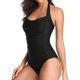 thumbnail image 2 of Traje de baño Fridja bikini con relleno sexy de vendaje Sólido siamés para Mujer S, 2 of 9