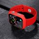 thumbnail image 5 of Compatible with Apple Watch Case 44mm iWatch SE Series 6 5 4 with Screen Protector, Slim Guard Thin Bumper Full Coverage Hard Cover Defense Edge for Women Men, Black White Red, 3 Pack, 5 of 5