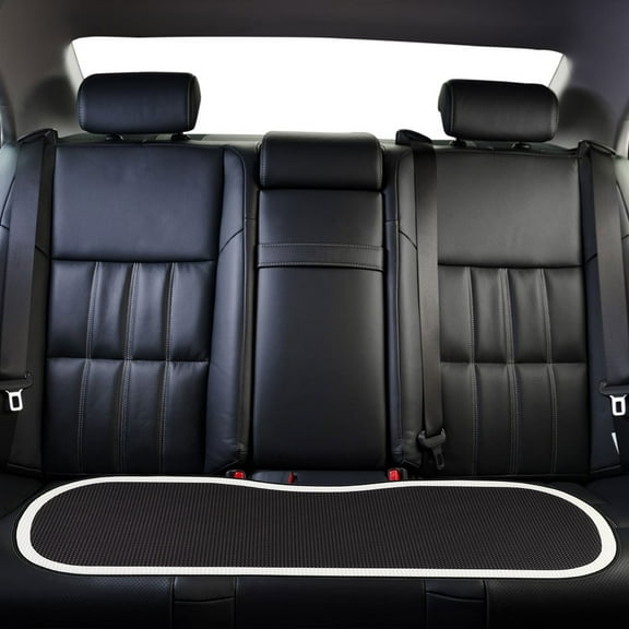 SNGMN Car Seat Pad Cover, Breathable Comfort Ice Silk Summer, Universal Fit Most Car Truck SUV or Van, Front Drivers or Passenger Seat Cushion, Auto Interior Bottom Seat Protector Mat