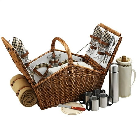Picnic At Ascot Dorset Basket for 4 with Coffee Set ...