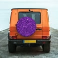 thumbnail image 2 of Daiia Purple Glitter Tire Covers , Travel Trailer Camper Truck SUV Motorhome Waterproof Wheel Cover, Sun Rain Snow Protector-16 inch, 2 of 9