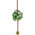 thumbnail image 2 of Ornativity Mistletoe Ball Christmas Ornament - Holiday Mistletoe Bell Hanging Decoration, 2 of 7