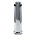 thumbnail image 2 of Dispensador de cerveza de barril ajustable de acero inoxidable de 3" (grifo doble), 2 of 12