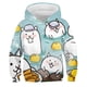 thumbnail image 4 of Sudadera con capucha Game The Battle Cats para niños, ropa de otoño, chándal con capucha para niñas, ropa para niños, jersey informal para niños, sudadera, 4 of 5