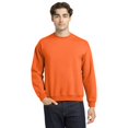 thumbnail image 3 of Gildan Long Sleeve Men's Sweatshirt, Hi Vis Durable Heavy Blend Casual Crewneck Sweatshirt, Safety Orange, S, 3 of 6