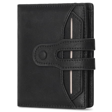 SENDEFN Leather Wallet for Men RFID Blocking Large Capacity Bifold Wallet Minimalist Back Pocket Wallets for Men with Zipper Coin Pocket