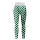 thumbnail image 3 of MKLEKYY Conjunto deportivo para mujer, pantalones verdes de buena suerte con estampado de rayas Paddystripes para mujer, leggings ajustados para yoga, correr, gimnasio, 3 of 4