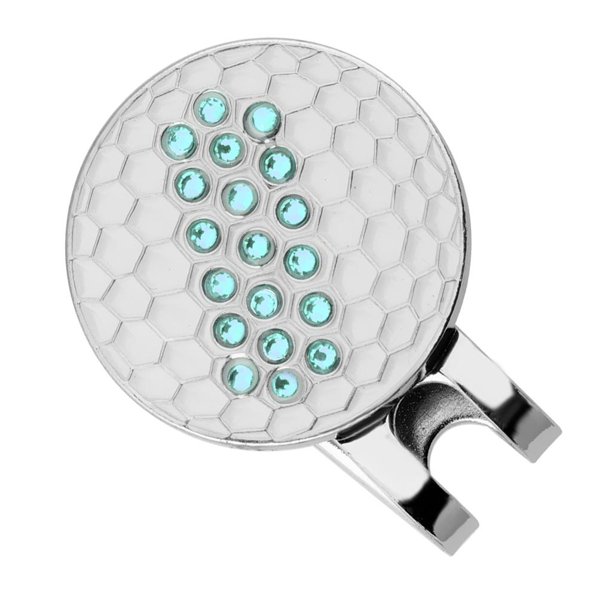 marcador de pelota de golf broca de cristal tapa de marcador de golf Verde Sunnimix Marcador de pelota de golf
