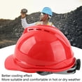 thumbnail image 3 of Casco De Seguridad, Casco De Seguridad Transpirable Reforzado Resistente A Impactos Con Lente Para Trabajo Al Aire Libre, 3 of 7