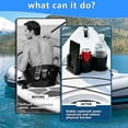 thumbnail image 3 of Paddleboard Cup Holder, Paddle Board and Kayak Drink Holder, 2-in-1 Drink & Phone Holder, Stand Up Cup Kayak Board and Kayak Drink & Phone Holder, 3 of 8
