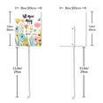 thumbnail image 6 of Eveokoki No Mow May Sign with Stake, 8 Inches by 12 Inches - Aluminum - No Mow May Yard Sign for Lawn, 6 of 6