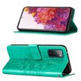thumbnail image 5 of Mantto Samsung S20 FE Case, Magnetic Folio Butterfly Patterned Wallet Case, PU Leather with Wrist Strap Credit Card Holder Slots Kickstand Protective Cover For Samsung Galaxy S20 FE, Green, 5 of 9