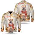 thumbnail image 3 of Happy Thanksgiving Chinese Shar-Pei with Turkey Pumpkins Autumn Vibes All Over Print 3D Baseball Jacket Dog Lover Bomber Jacket Softball - 12018, 3 of 6