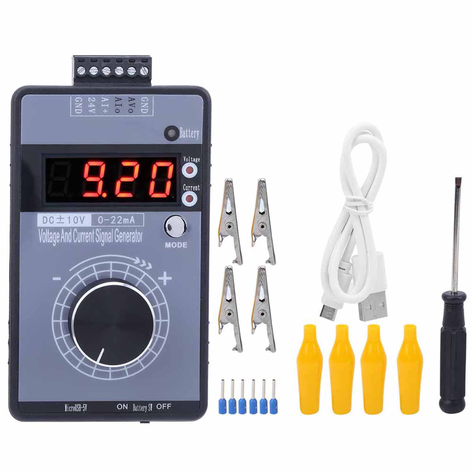 Voltage Signal Generator, 0-10V 0-22mA High  Signal Generator, For Voltage Current