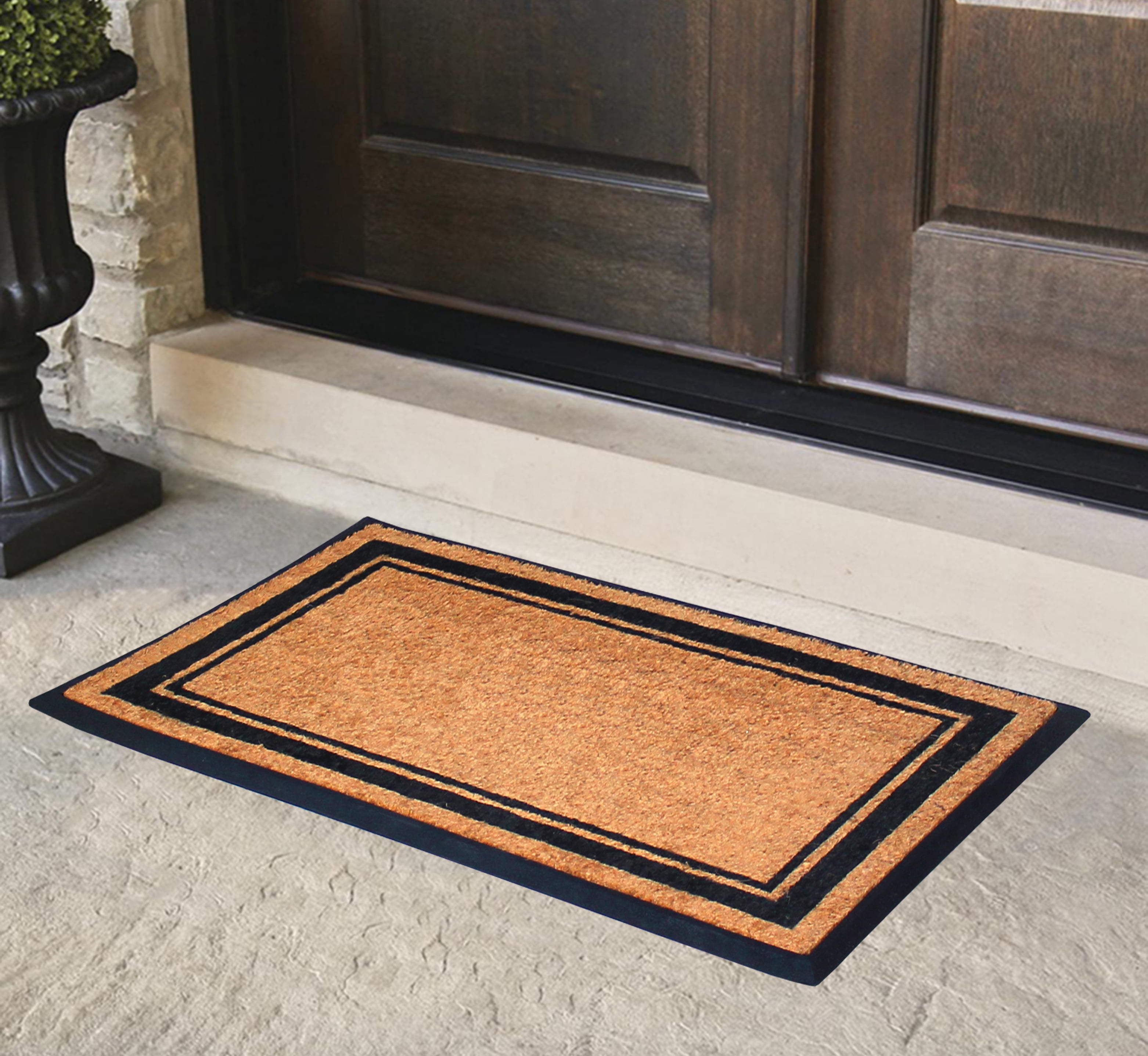 A1 Home Collections First Impression Markham Border Double Extra Large Doormat (30"x48")