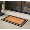 thumbnail image 3 of A1HC 30"x48" Natural Coir & Rubber Door Mat, Outdoor Front Porch Welcome Mat, Heavy-Duty, Fade-Resistant, Anti-Shed, Black Border, 3 of 7