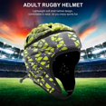 thumbnail image 3 of Casco De Fútbol, Casco Acolchado Para Bandera De Rugby Fútbol Ajustable Portero De Fútbol Casco Cubierta De La Cabeza Deportes Portero Protección De La Cabeza Niños Adolescentes Adultos Ormromra CZYD-ZC43-1, 3 of 8