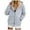 Gray, variant on TTUHYWXI Women Zip Up Fleece Jacket Thick Sherpa Lined Hooded Sweatshirts Long Sleeve Winter Thermal Coats with Pockets (Navy, 3XL)