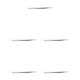 thumbnail image 1 of Vogacara Pinzas para pestañas, pinzas para cejas de punta recta antiestática de acero inoxidable, suministros para pestañas resistentes al Type2 NO2, 1 of 6