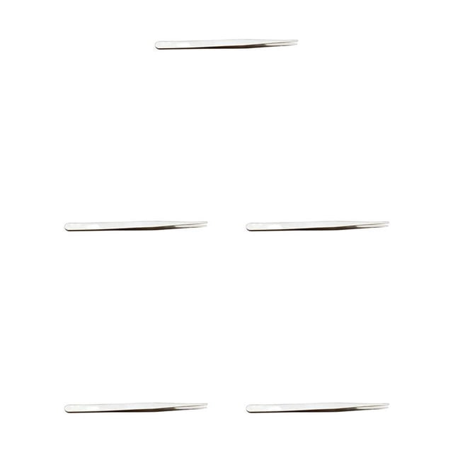 Qarigey Pinzas para pestañas, pinzas para cejas curvadas de alta precisión de acero inoxidable, fáciles de limpiar, suministros duraderos Type2 NO2