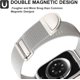 thumbnail image 4 of Upgraded Strap Compatible with Apple Watch 42mm 44mm 45mm 49mm, Magnetic Adjustable for iWatch Series 9 8 7 6 5 4 3 2 1 SE,Starlight, 4 of 4