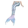thumbnail image 2 of Aleko Mermaid Tails For Swimming For Kids And Adults With Monofin Light Blue Xl, 2 of 3