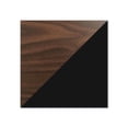 thumbnail image 2 of Hirsh 30x60 Double Pedestal Metal Desk with T Top Black/Walnut, 2 of 4