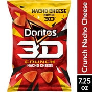 Doritos 3D Crunch, Nacho Cheese, 7.25 oz
