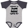 thumbnail image 3 of Inktastic Someone in Oregon Loves Me Gift Boys or Girls Baby Bodysuit, 3 of 5