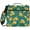 Vintage Yellow Rose Pattern, variant on Zipper Binder with Shoulder Strap 2 inch 3 Ring Waterproof File Folder Organizer Bag 500 Sheet Roses and Stripes Pattern