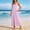*Pink, variant on ClodeEU Women's Summer Round Neck Sleeveless Ankle Length Dress with Pockets,Casual Loose Maxi Dress Pink,Womens Plus S