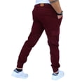 thumbnail image 3 of Jogger cargo de gabardina stretch John Silver Corte skinny color vino, 3 of 3