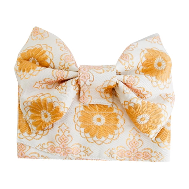 Cinturón Obi de Kimono Fácil de Poner con Lazo Preatado Cinturón de Cintura para Eventos beige