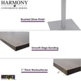 thumbnail image 3 of 8 Person Rectangular Conference Table T-Legs Harmony Series 7 Foot  Maple, 3 of 4