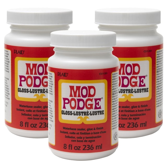Pegamento Mod Podge CS11201B Paquete de 12 Botellas de 236 ml Acabado Brillante