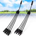 thumbnail image 1 of Conectores macho/hembra y en Y para extensiones fotovoltaicas, compatibles con paneles solares, conectores de cable para paneles solares resistentes a la intemperie, 1 of 5