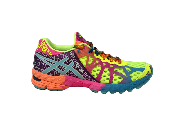 ASICS Women's Gel-Noosa Tri 9 Running Shoe, Yellow/Turquoise/Berry, B(M) US - Walmart.com