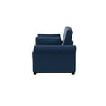 Serta Haiden Sofa Sleeper, Navy Blue Fabric