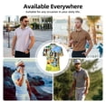 thumbnail image 6 of Lsque Bluey Pattern Golf Shirts for Men Dry Fit Print Moisture Wicking Performance Short Sleeve Polo Shirt-3X-Large, 6 of 7