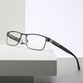 thumbnail image 4 of 2 Pairs of Mens Rimmed Blue Light Blocking Reading Glasses +4.0, Metal Spring Hinges Classic Readers 4.0, 4 of 4