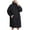 Black, variant on Men's Windproof Jacket Warm Winter Coat for Surfing Swimming Diving Outdoor Activities Lightweight Comfortable