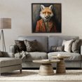 thumbnail image 3 of Stupell Industries Traditional Mystical Metamorphosis Fox Black Framed Giclee Art, 24 x 24, by Lazar Studio, 3 of 8