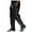 Black, variant on Mens Sports Trousers Joggers Casual Tear Away Pants Loose Fit Basketball Pants High Split Snap Button Jogging Tracksuits Pants Baggy Sweatpants Men Wide Leg