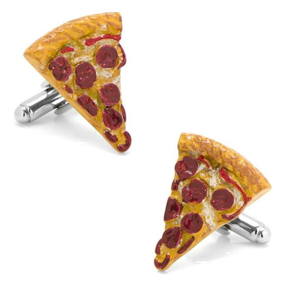 Cufflinks La Pizza 3D