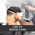 thumbnail image 3 of Hairline Enhancement Card Beard Lineup Shaping Tool Men Barber Hairline Guide Beard Hair Styling Trimming Edging Shaping Template, 3 of 8