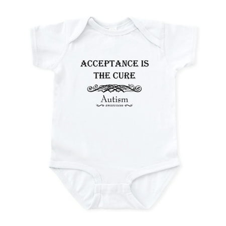 

CafePress - Autism ~ Acceptance Is The Cure Infant Bodysuit - Baby Light Bodysuit Size Newborn - 24 Months